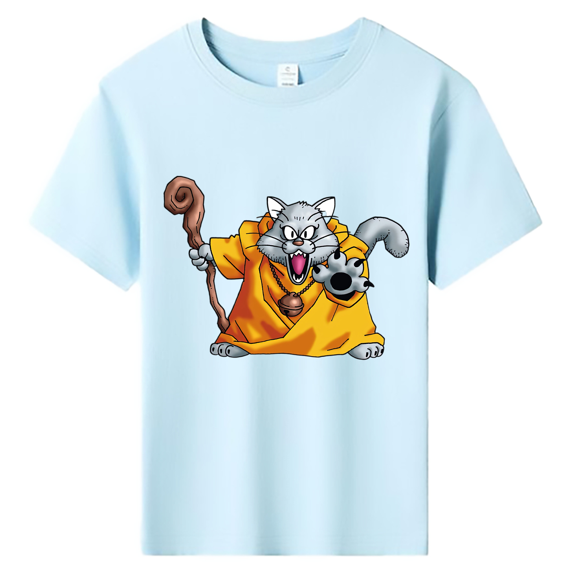（画像用） ドラゴンクエスト Doragon Kuesuto Dragon Quest 綿100％キッズTシャツ（フロントプリント）